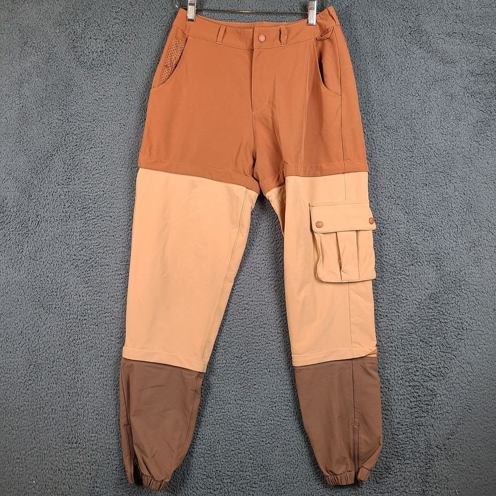 Outdoor Voices Rectrek Zip-Off Pants XS Colorblock Hiking Convertible Trousers